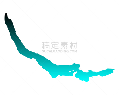 苏黎士湖,绿色,图像,矢量,分离着色,瑞士,苏黎士,湖