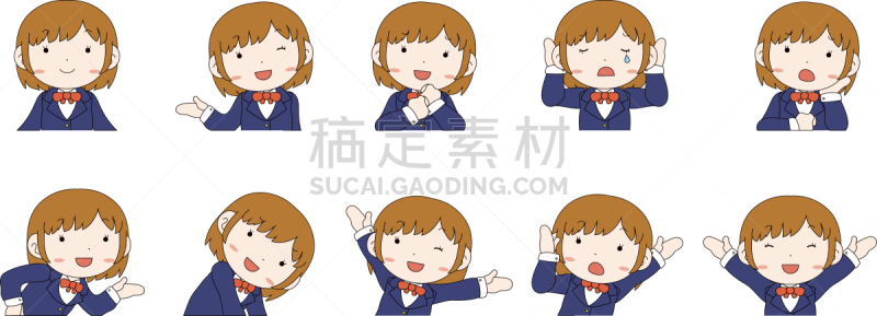 可爱的,半身像,女生,注视镜头,棕色头发,惊骇,一个人,引座员,女人,女高中生