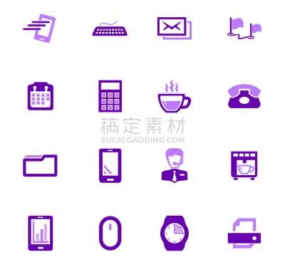 计算机图标,办公室,商务,咖啡,咖啡杯,杯,平板电脑,信函,铅笔,计算机键盘