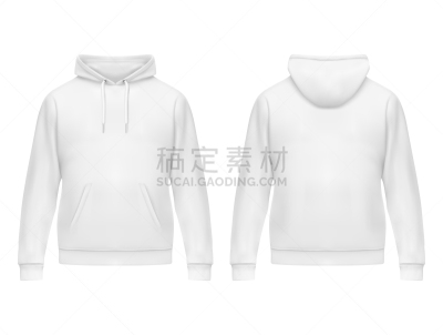 男人,白色,连帽运动外套,风帽,长袖衫,成年的,男性,三维图形,纺织品,棉