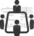 商务会议,图标,商务,矢量,会议室,商务研讨会,图像,标志,会议,讨论