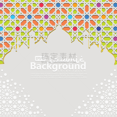 模板,背景,斋月祝福,玛塔哈莉,东方人,几何形状,传统,教育,庆祝
