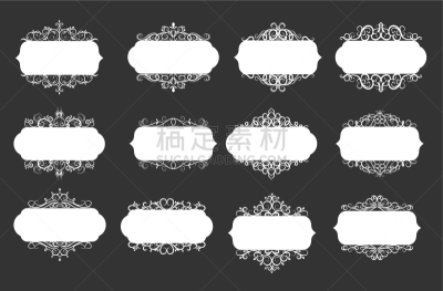 标签,过时的,华丽的,请柬,有叶的,溢价,洋葱花,问候,怀旧,复古