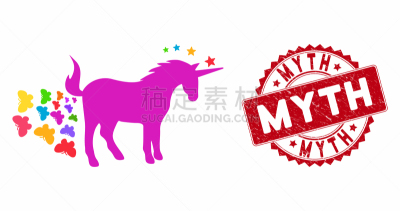 神话,蝴蝶,独角兽,计算机图标,可爱的,飘然,浪漫,小马,自然美,动物