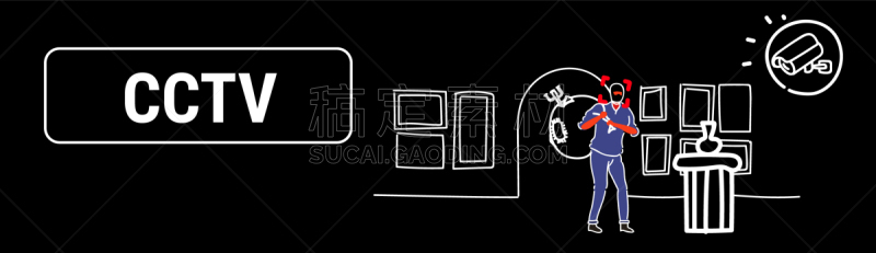 盗贼,相机,面具,夜贼,男人,黑色背景,监视,追击,探索