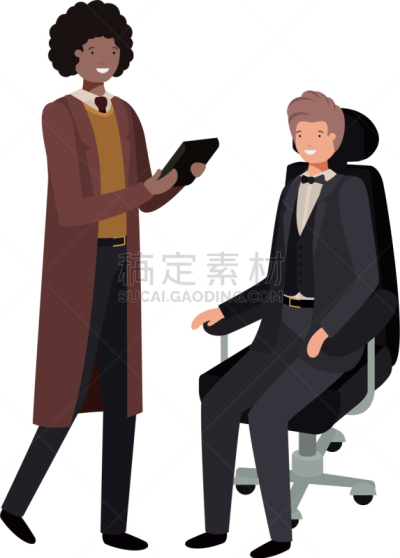 男商人,性格,头像,秘书,商务,扶手椅,椅子,设备用品,坐,站