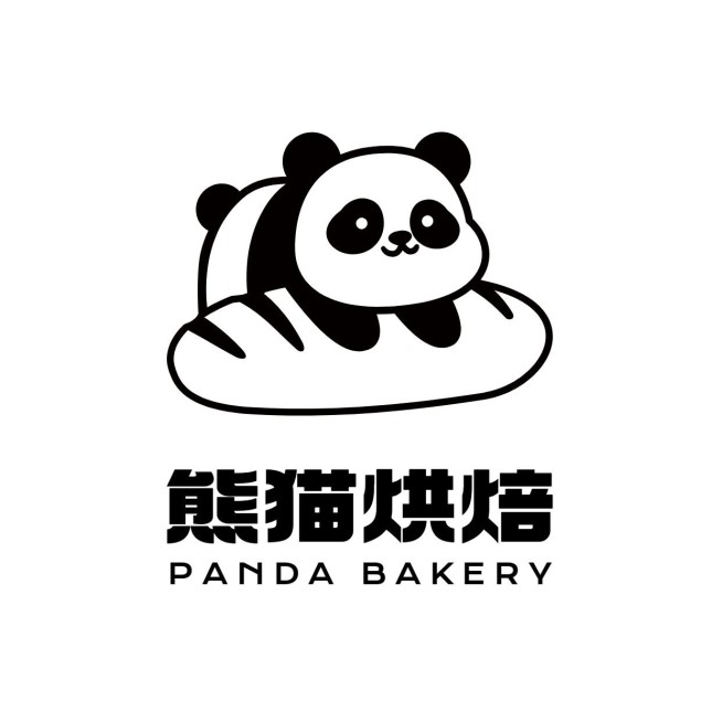 餐饮美食烘焙简约描边插画风LOGO预览效果