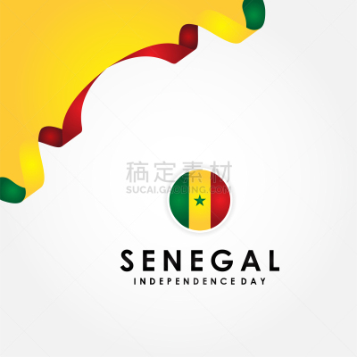 塞内加尔,矢量,美国国庆日,背景,设计