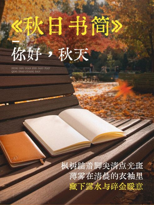 情感文案语录分享秋天松弛感实景图文排版小红书封面预览效果