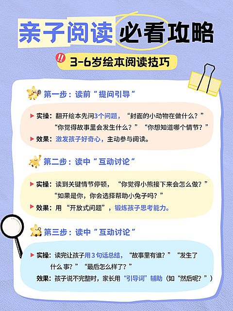 母婴亲子亲子阅读攻略分享小红书配图