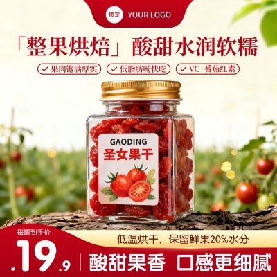 圣女果干食品农产品电商零售主图