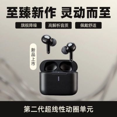 黑色耳机数码科技产品主图直通车AIGC