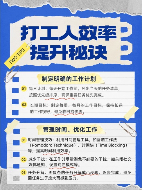 职场职业提升攻略指南小红书配图预览效果