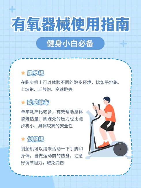 运动健身知识科普小红书配图预览效果