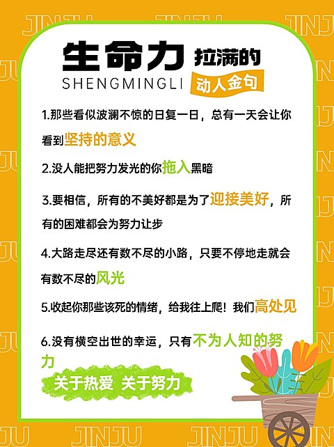 金句分享攻略科普手帐风小红书配图