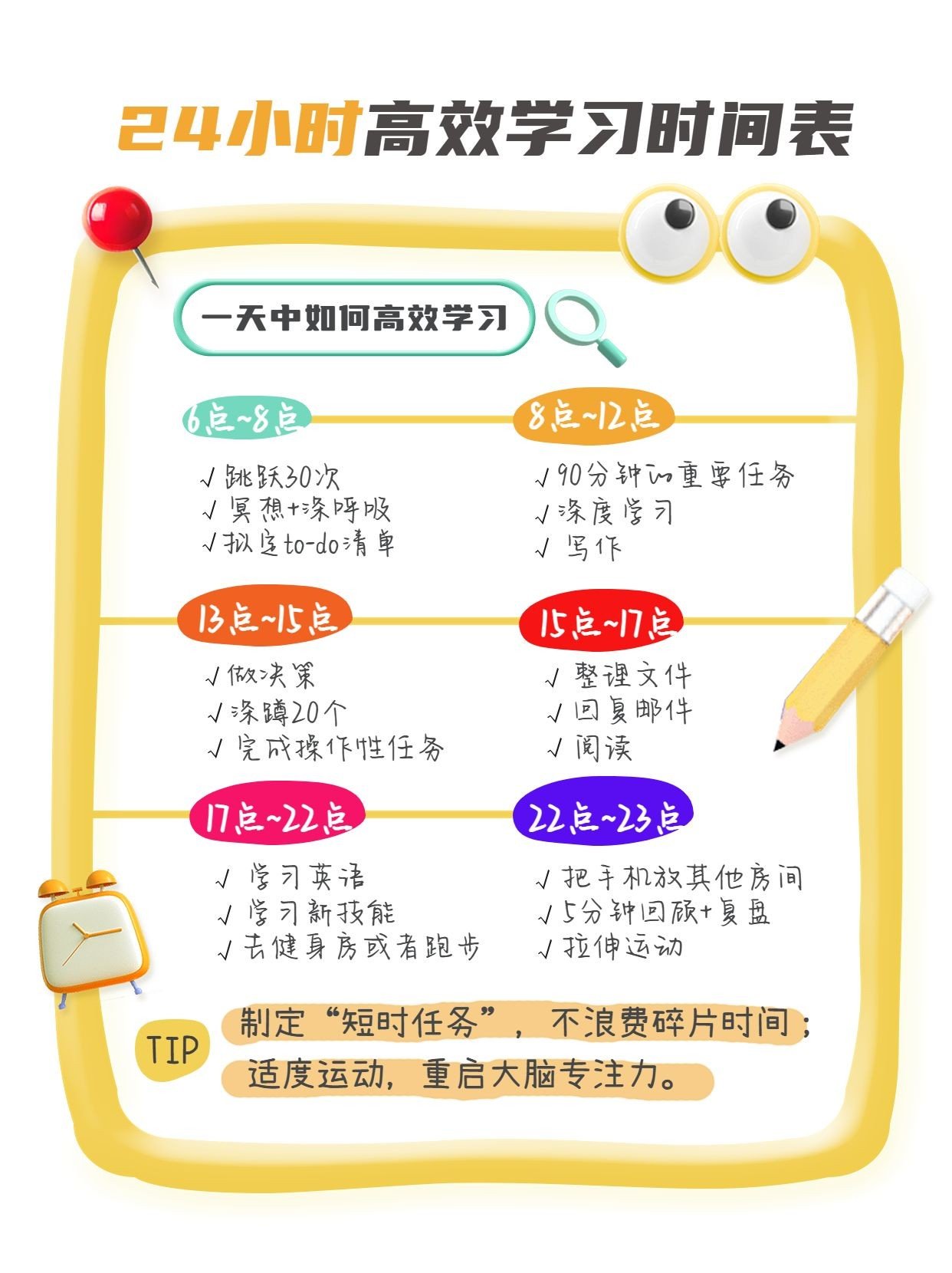点击进入编辑 教育学习计划时间轴小红书配图aigc预览效果