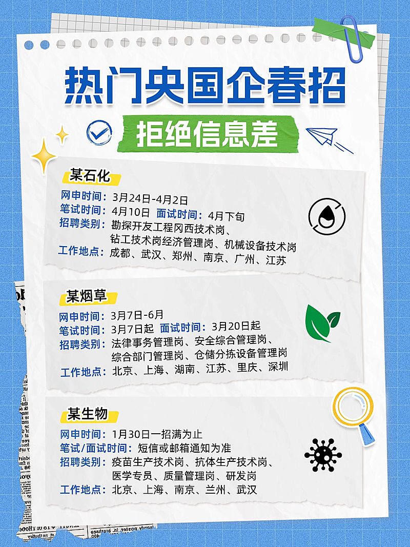 春季招聘春招手帐风小红书配图aigc