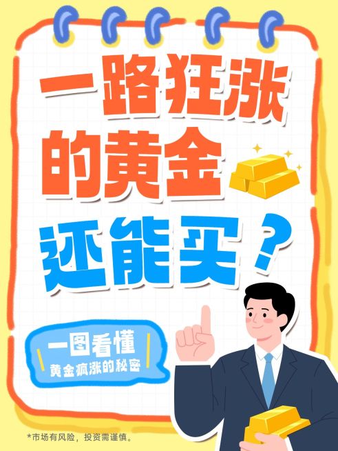 基金证券黄金理财大字小红书封面预览效果