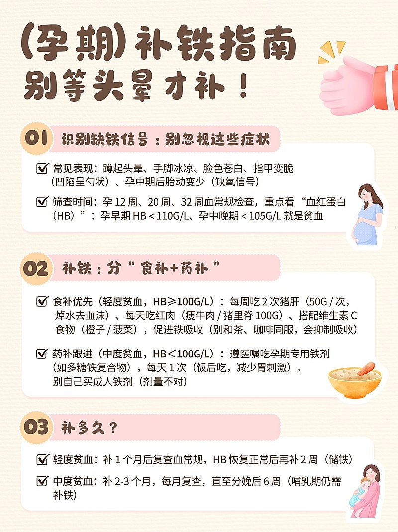 母婴亲子孕产孕期营养补充攻略分享小红书配图