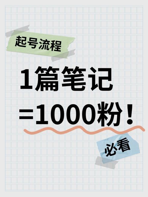 爆款吸睛大字田字格背景小红书封面预览效果