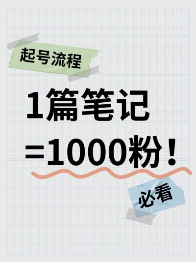 爆款吸睛大字田字格背景小红书封面