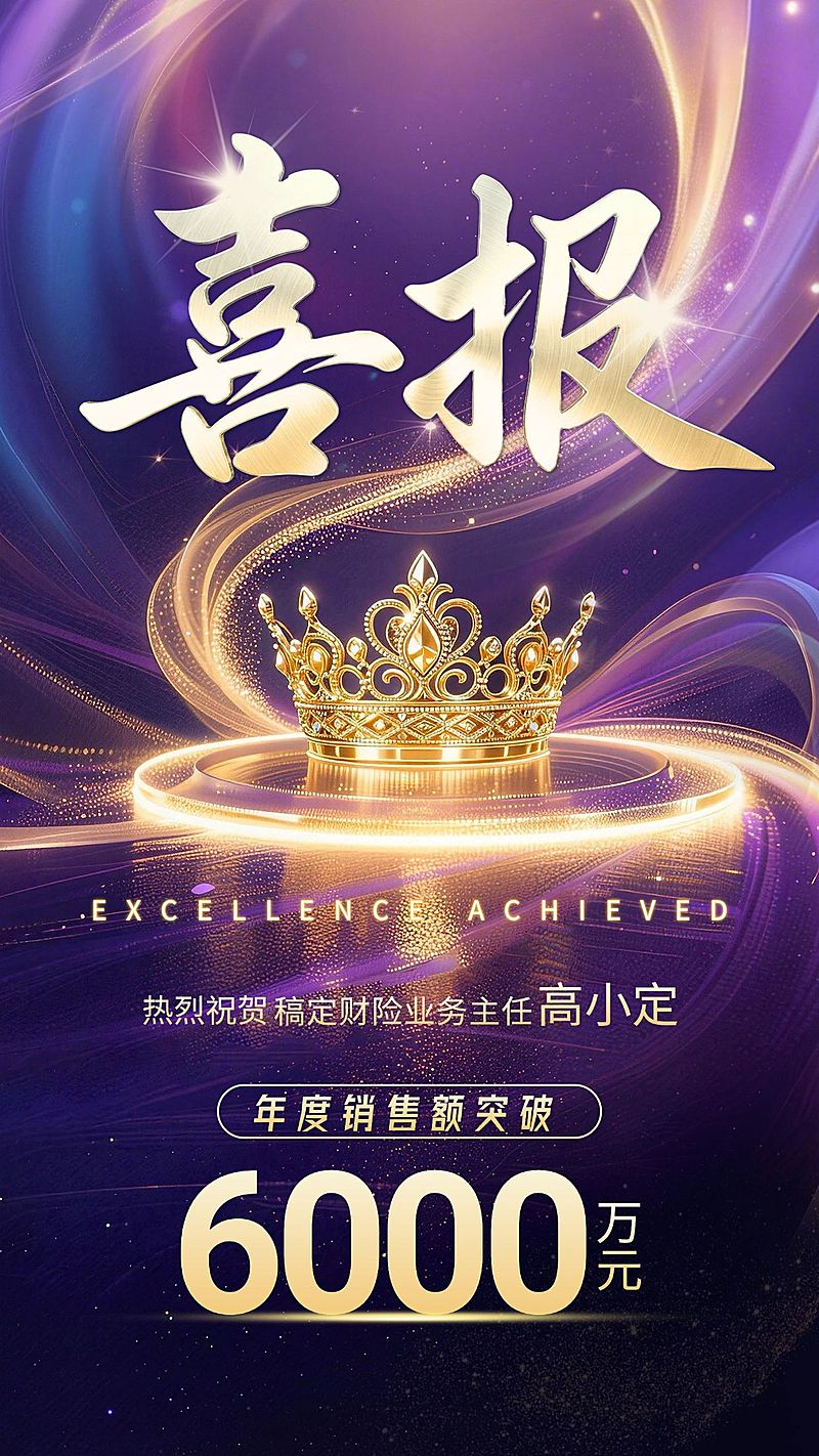 金融保险紫金色业绩喜报