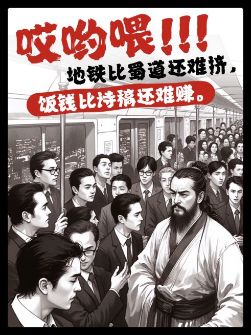 古风趣味玩梗小红书封面aigc预览效果