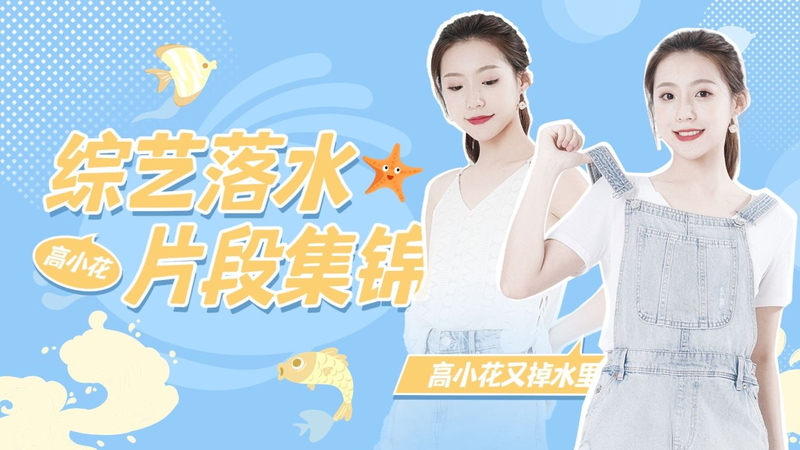 明星综艺混剪横版视频封面预览效果
