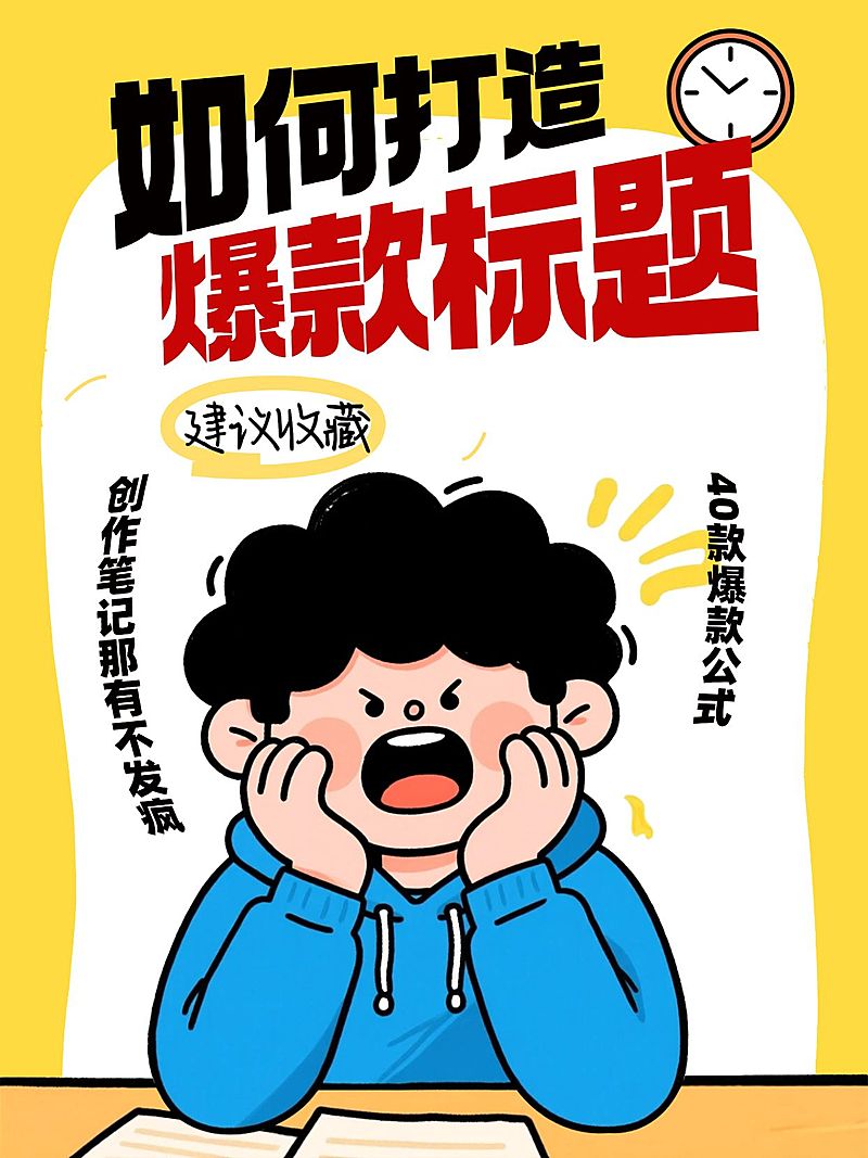 知识付费自媒体起号打造爆款标题攻略指南大字小红书封面