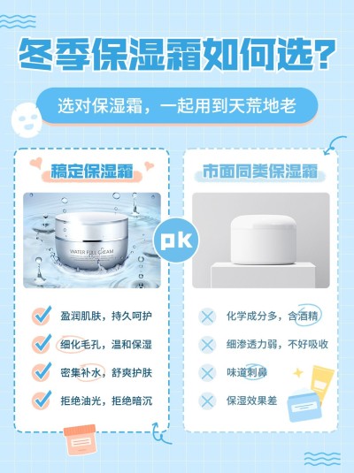 美容美妆产品对比测评手帐风小红书配图
