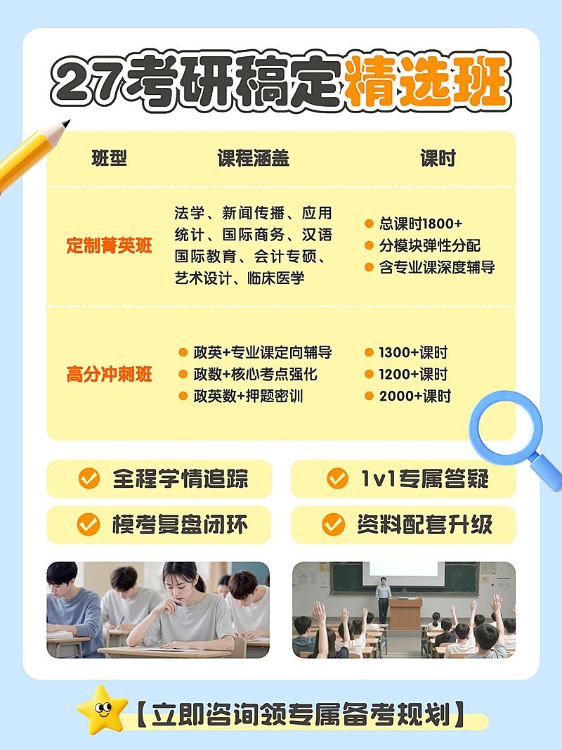 教育培训学历教育考研课程介绍拼图小红书配图