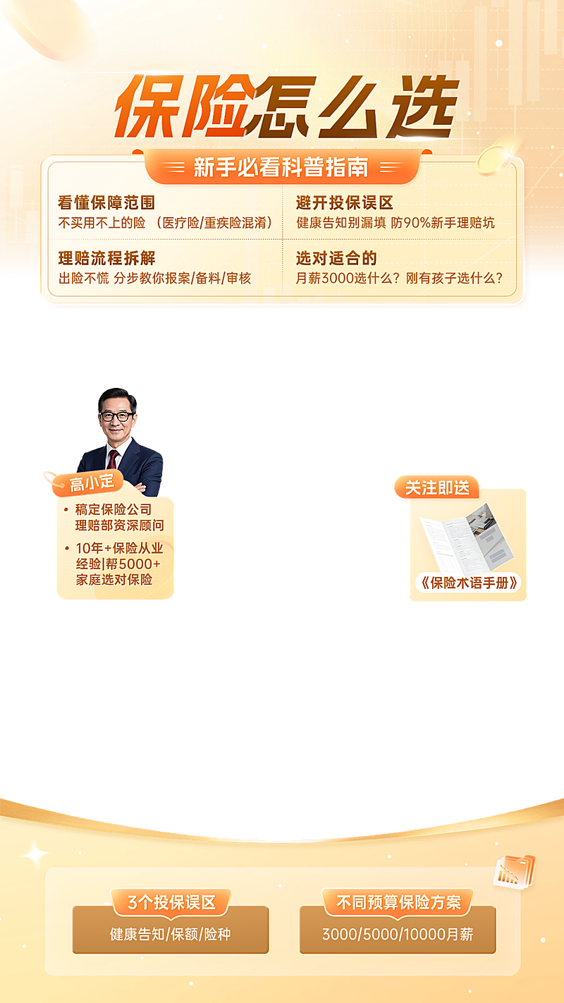 保险金融科普直播贴片组合AIGC