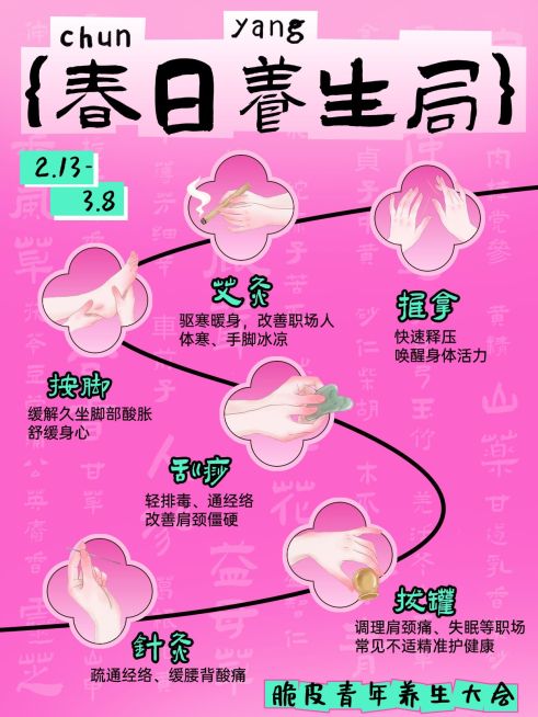 春季养生指南分享小红书封面预览效果