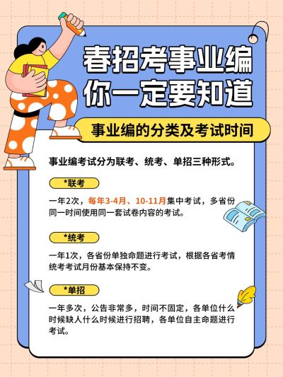企业春招招聘事业编制小红书配图
