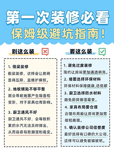 简约对比撞色家居家装家装避坑指南小红书配图