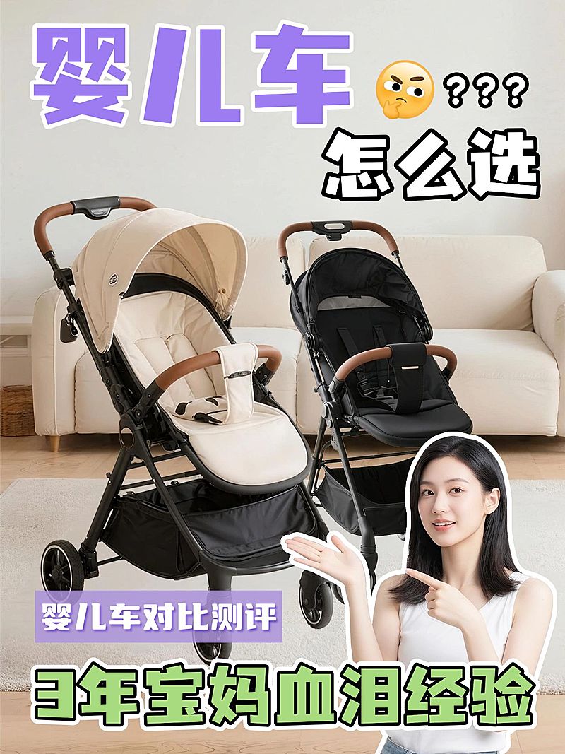 母婴亲子育儿好物测评选购指南小红书封面aigc