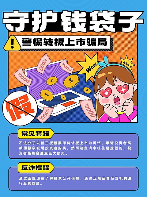 金融证券投资者教育知识科普插画卡通小红书配图
