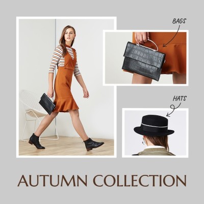 insMind Fall Fashion Autumn Collection Outfit Ideas Instagram Post Image Templates