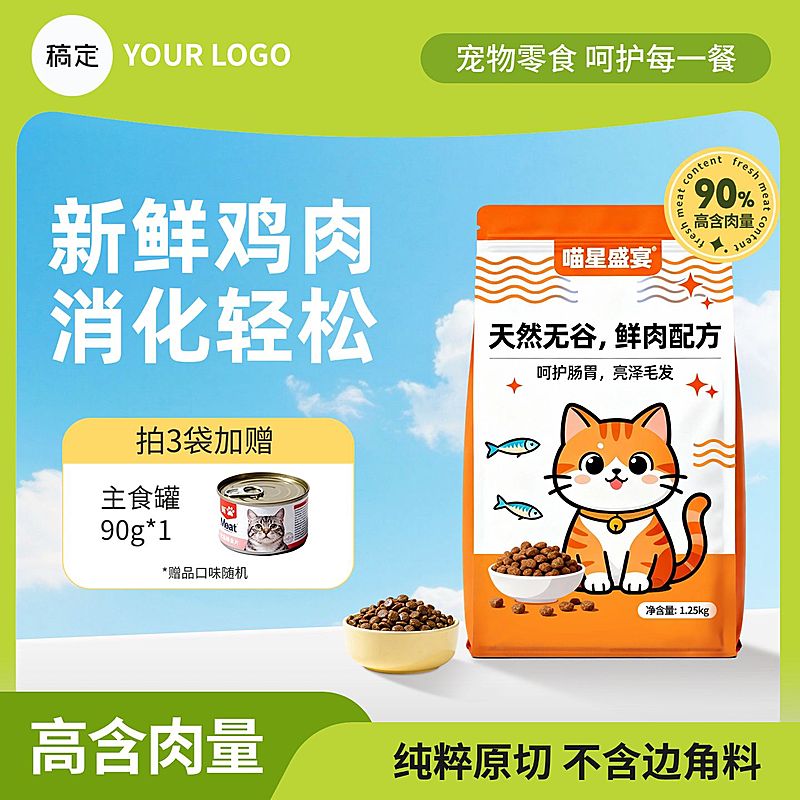 猫粮狗粮宠物用品商品主图