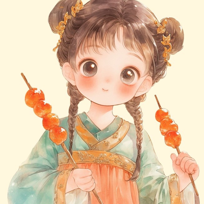 个人生活中国风动漫头像AIGC预览效果