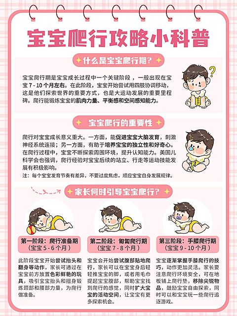 母婴攻略指南手帐风小红书配图