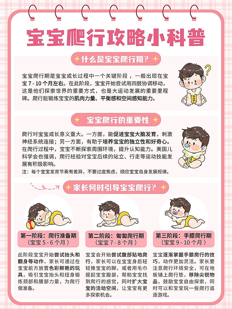 母婴攻略指南手帐风小红书配图