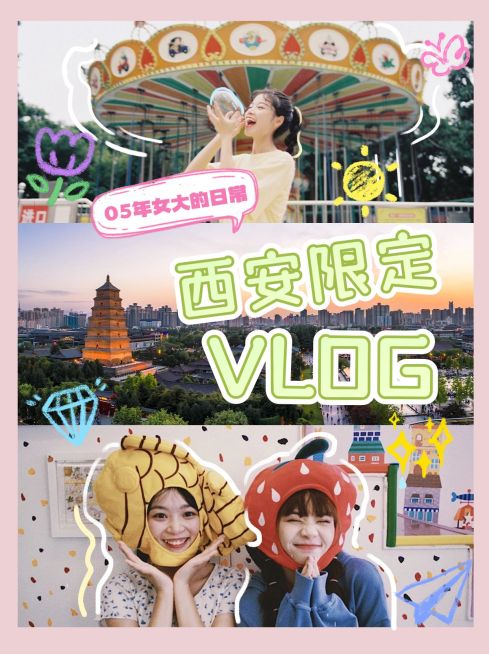 个人生活分享vlog竖版视频封面3:4预览效果