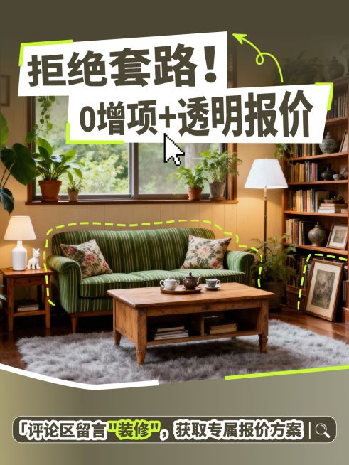 家居装修小红书封面预览效果