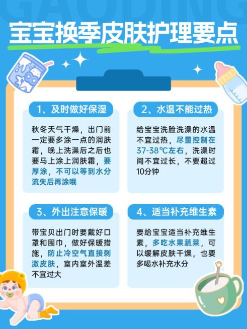 母婴亲子知识科普手帐风小红书配图预览效果