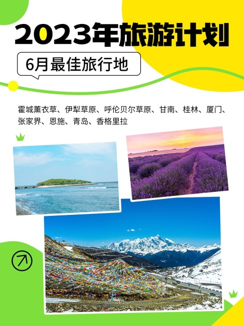 旅游出行路线规划小红书配图预览效果