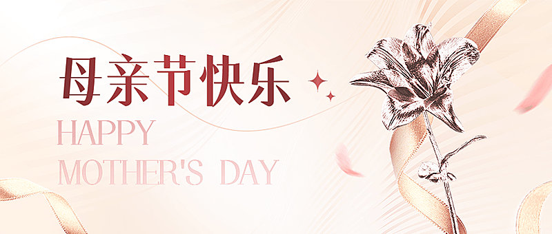 母亲节节日祝福软营销公众号首图套装