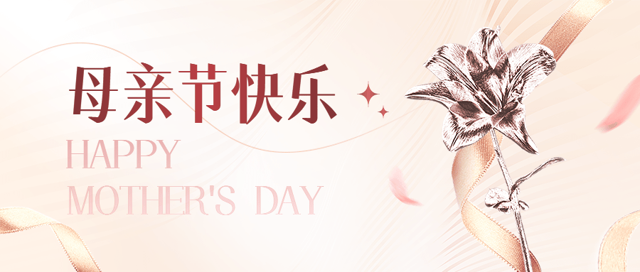 母亲节节日祝福软营销公众号首图套装