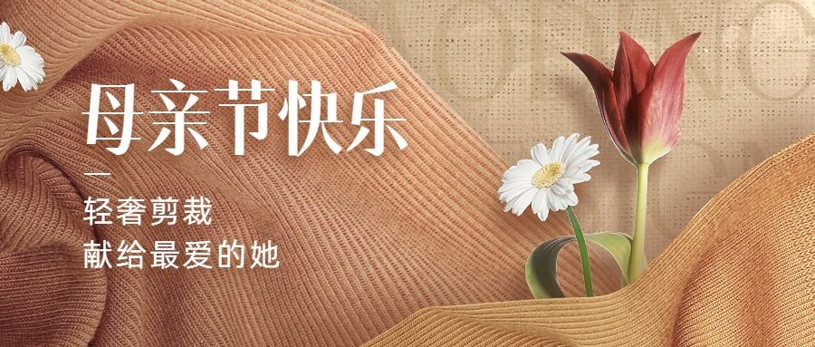 母亲节服饰箱包节日祝福软营销公众号首图预览效果