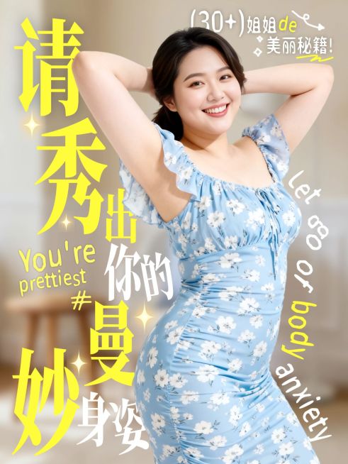 健身休闲生活健康技巧分享人像小红书封面预览效果